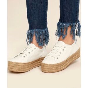 Steve Madden Hampton White Platform Sneaker